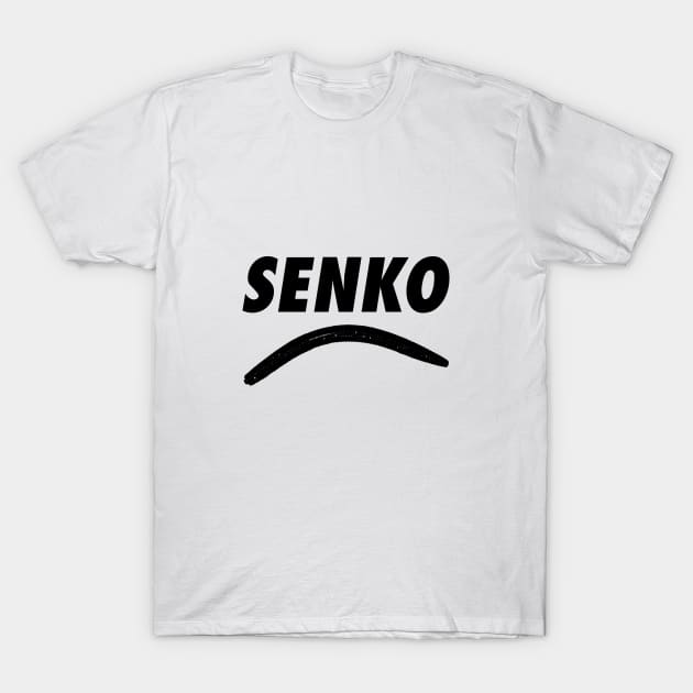 Senko tacklebox design black T-Shirt by BassFishin